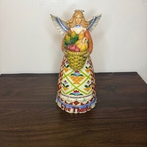 Jim Shore Heartwood Creek "Give Thanks" Angel Figurine